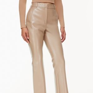 Aritzia Babaton Program Pant 0 Gold Camel (Tan Cream)